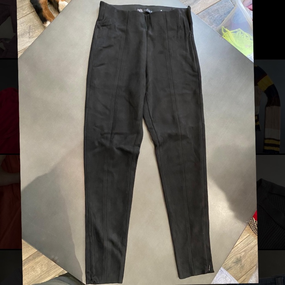 Faux Suede Zara Pants